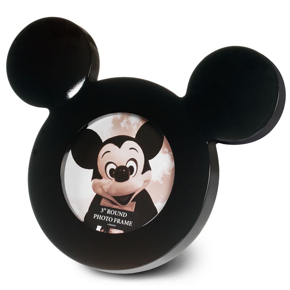 Black Mickey Mouse Icon Photo Frame -- 3''