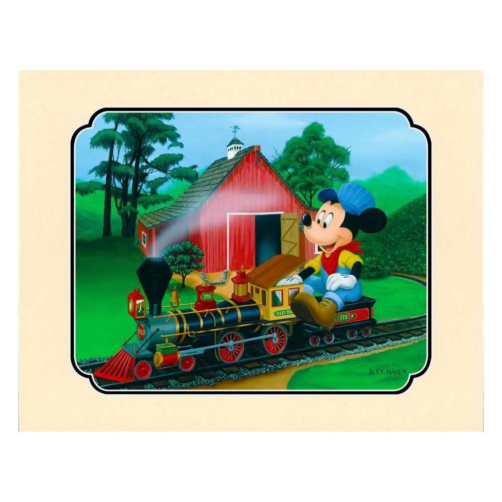 ''Walt's Miniature Backyard'' Deluxe Print on Paper