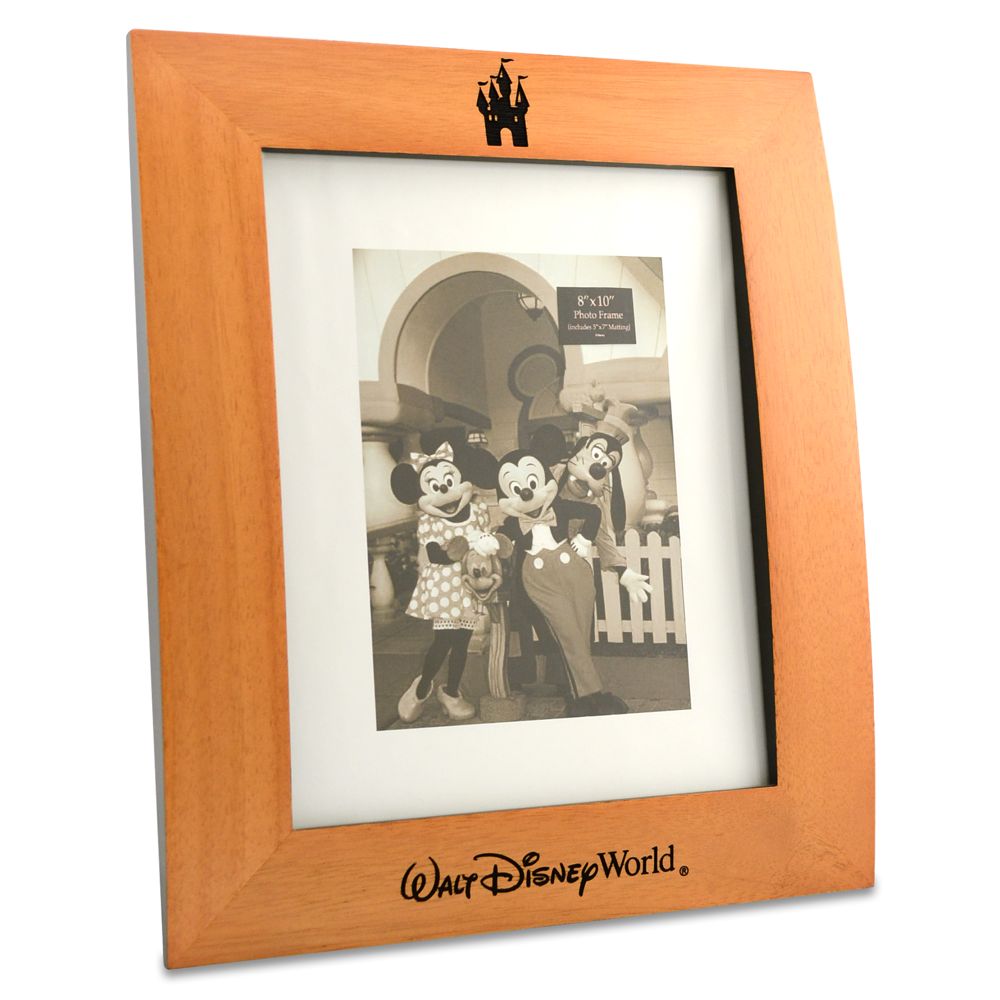 Walt Disney World Resort Wood Photo Frame -- 8'' x 10''