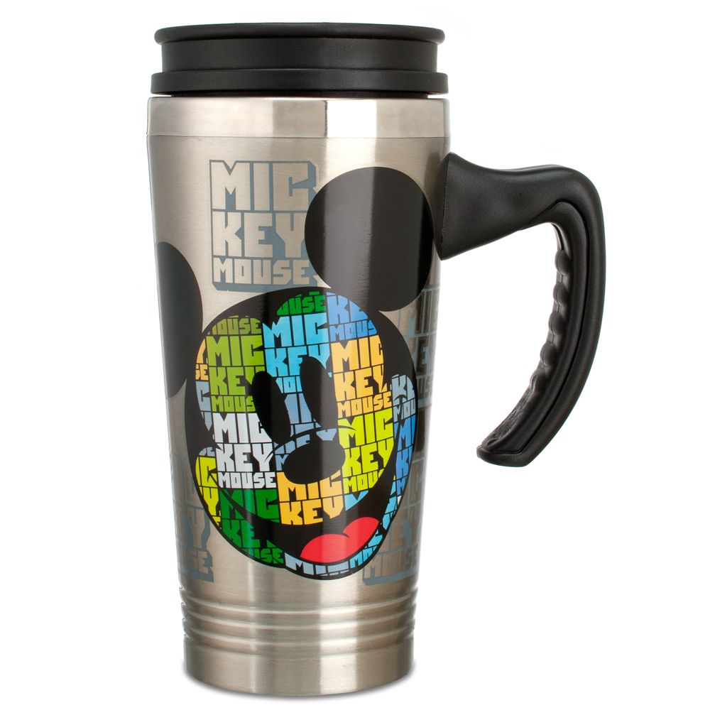 Stainless Steel Colorful Mickey Mouse Travel Mug