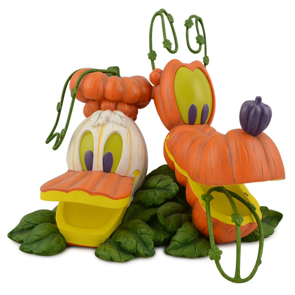 Light-up Donald Duck and Pluto Jack O'Lantern