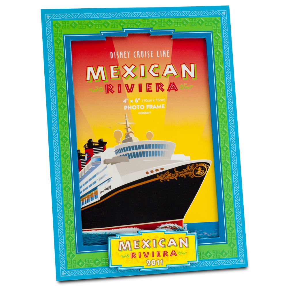 Disney Cruise Line 2011 Mexican Riviera Photo Frame -- 4'' x 6''