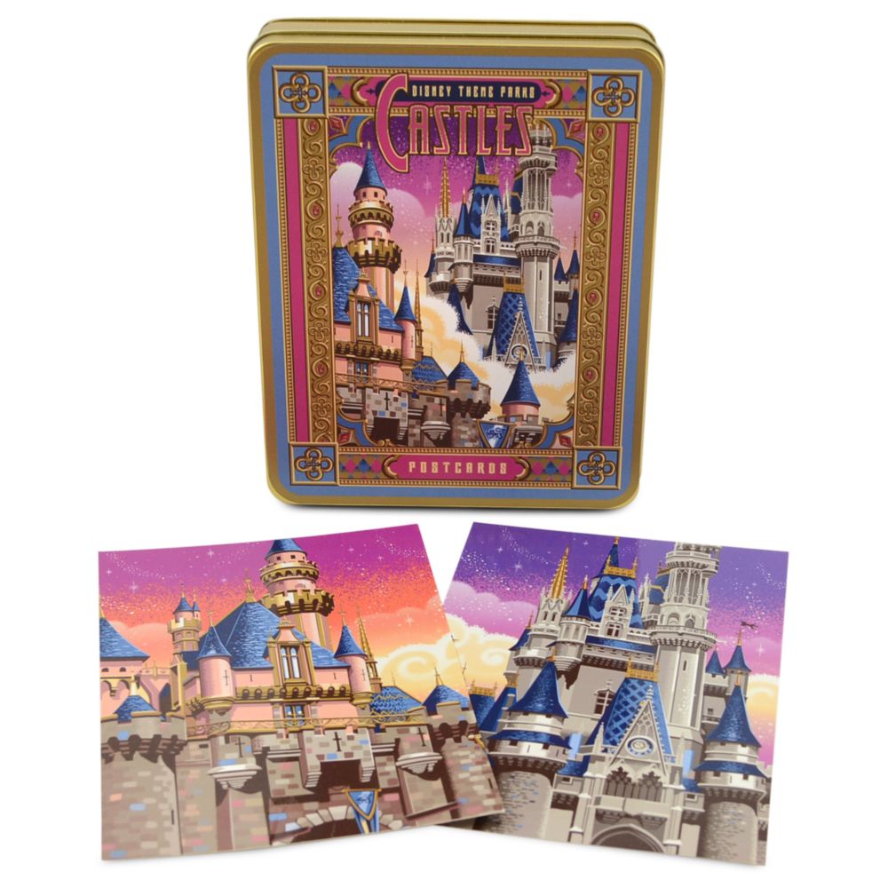 Disneyland and Walt Disney World Castles Postcards Set by Jeff Granito -- 10-Pc.