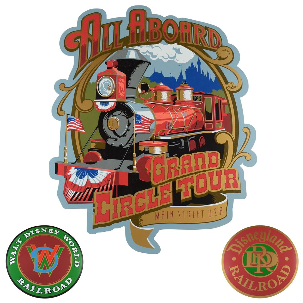 Disney Railroad Sign Set