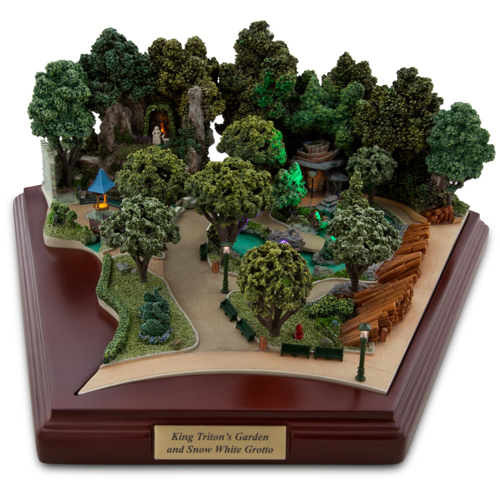 Disneyland King Triton's Garden and Snow White Grotto Miniature by Olszewski
