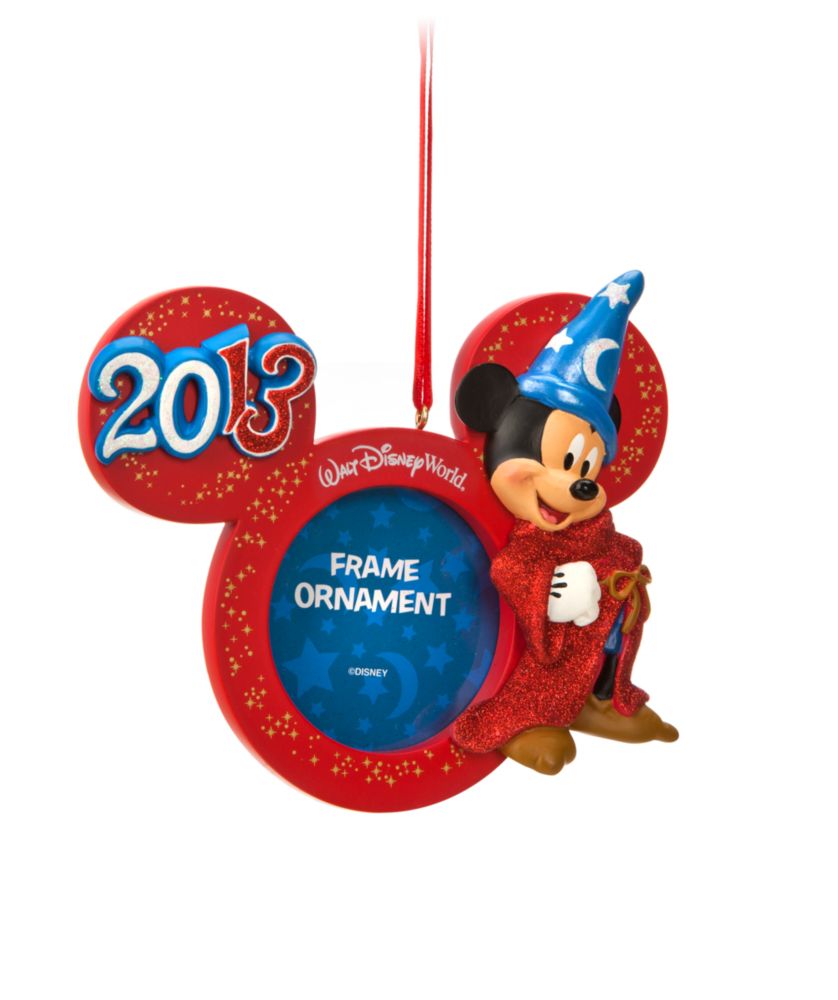 Sorcerer Mickey Mouse Photo Frame Ornament - Walt Disney World 2013