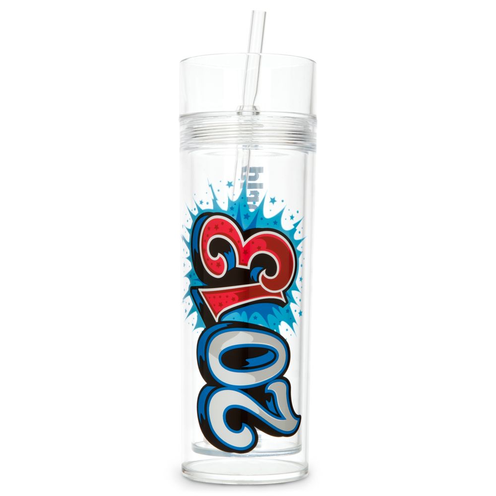 Sorcerer Mickey Mouse Tumbler with Straw - Walt Disney World 2013