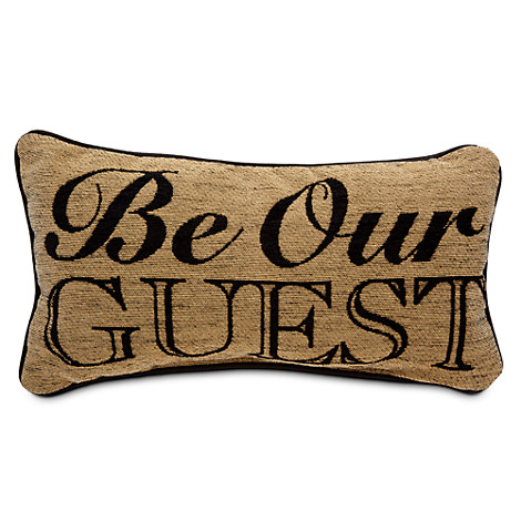 Beauty and the Beast Pillow - ''Be Our Guest''