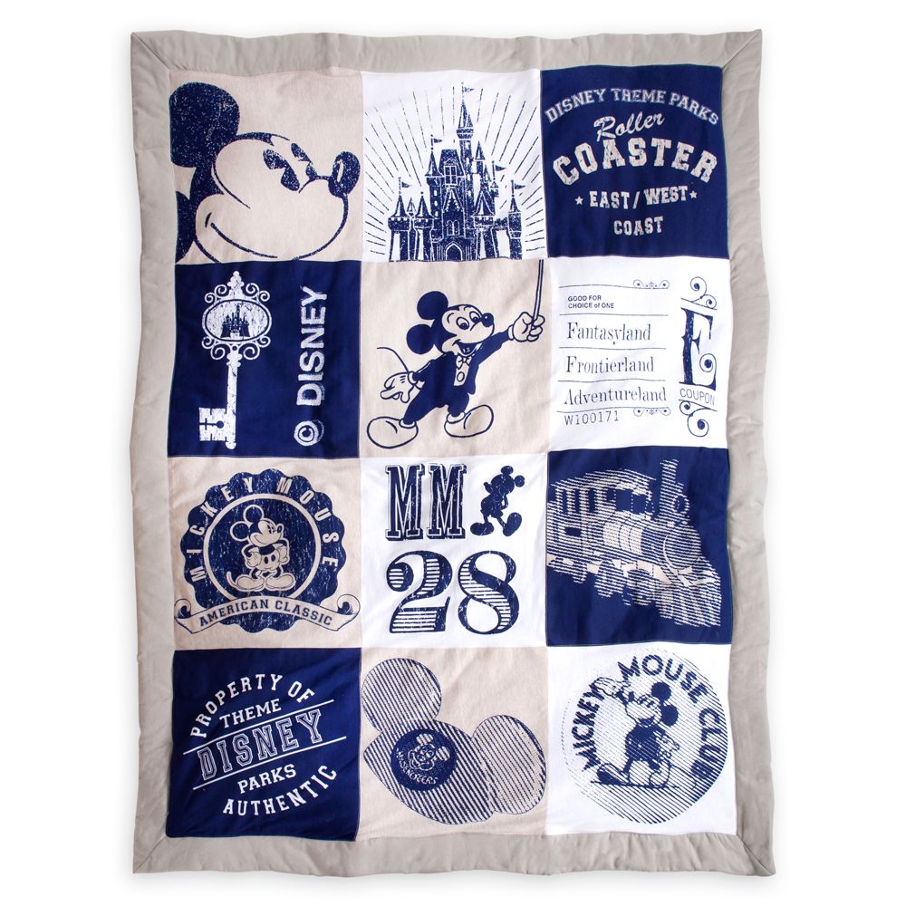 Mickey Mouse Quilted Throw