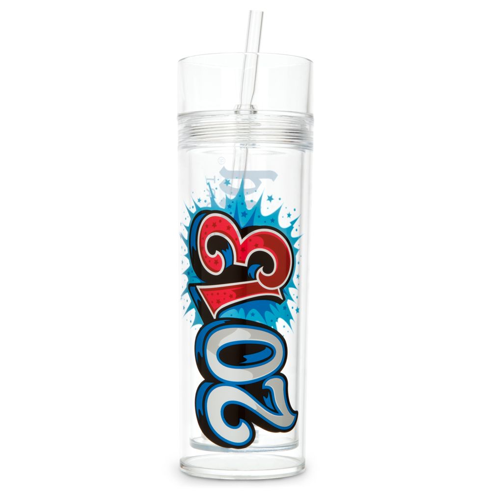 Sorcerer Mickey Mouse Tumbler with Straw - Disneyland 2013