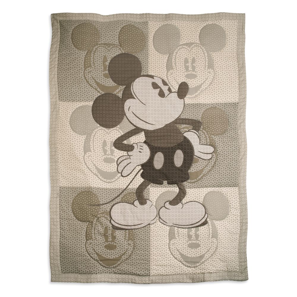 Mickey Mouse Quilted Throw