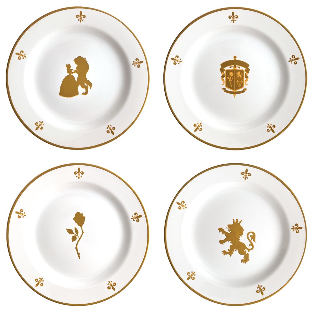Be Our Guest Dessert Plate Set - Walt Disney World - 8''