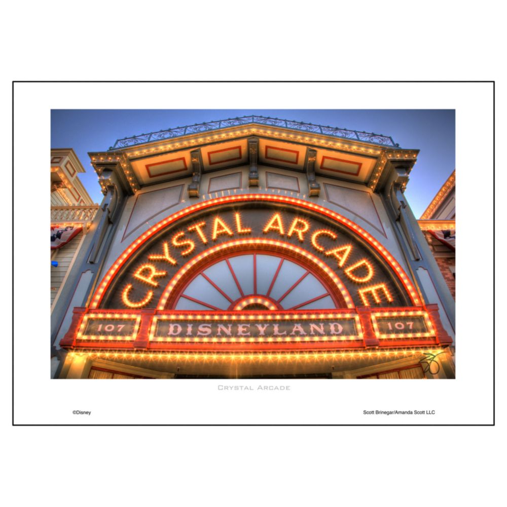 ''Crystal Arcade'' Art Print by Scott Brinegar