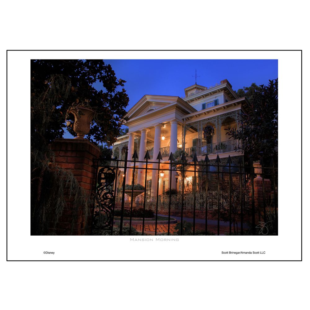 ''Mansion Morning'' Art Print by Scott Brinegar