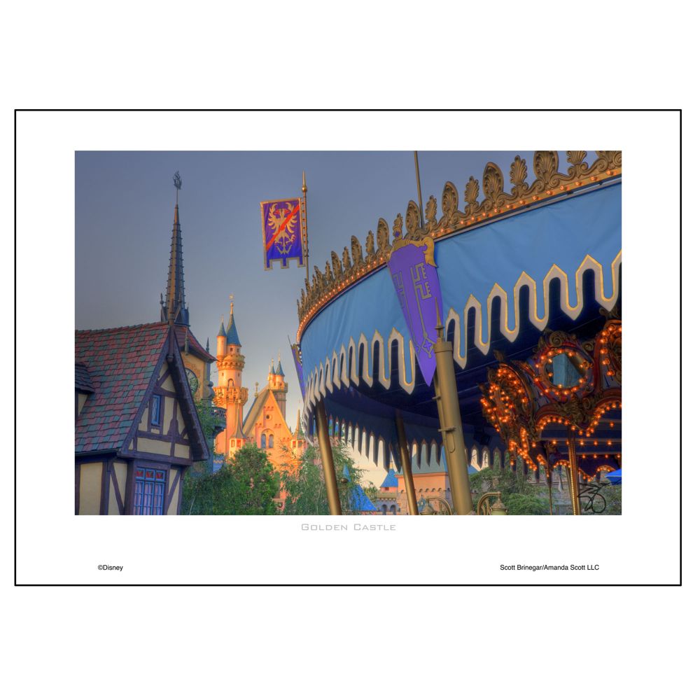 ''Golden Castle'' Art Print by Scott Brinegar