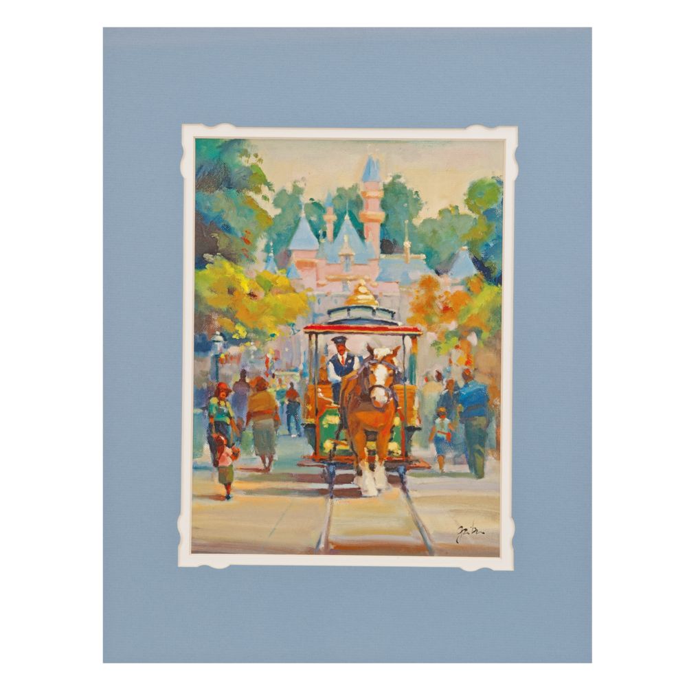 Disneyland Horse Drawn Carriage Art Print