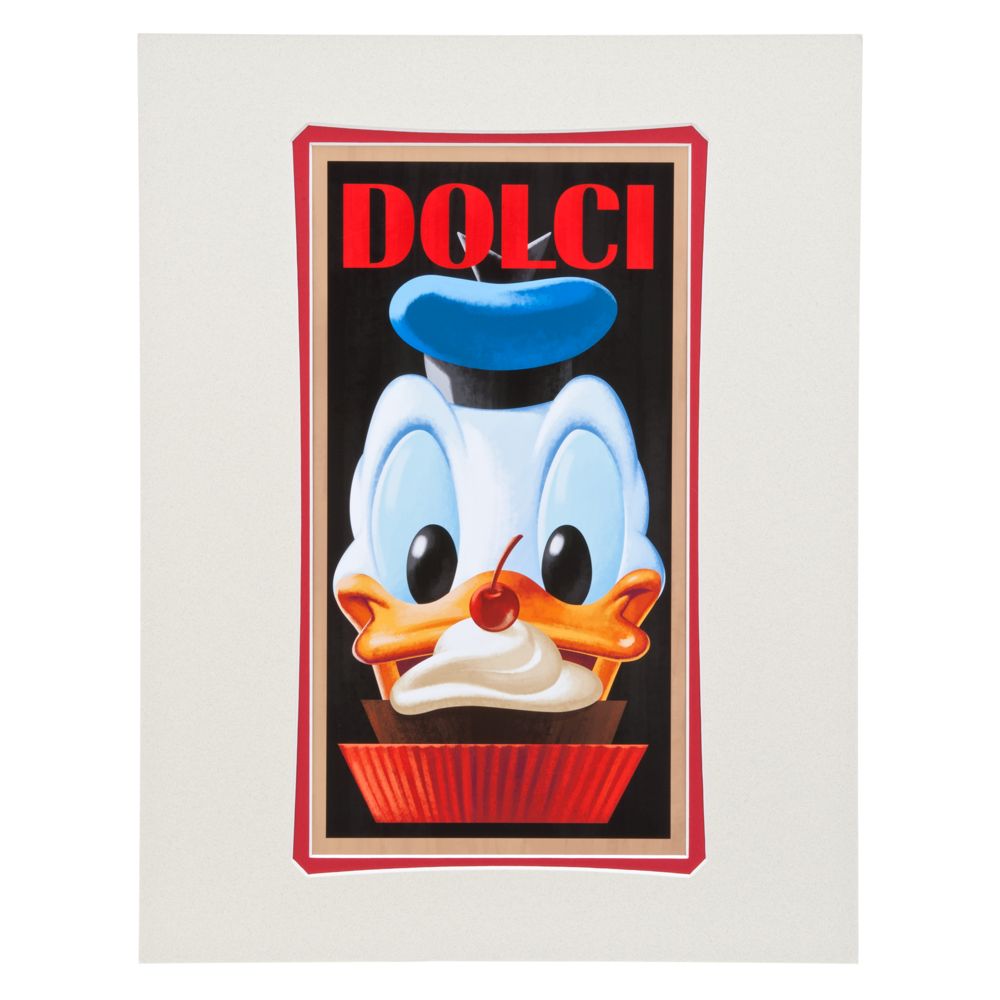 Donald Duck ''Dolci Donald Duck'' Art Print by Brian Blackmore