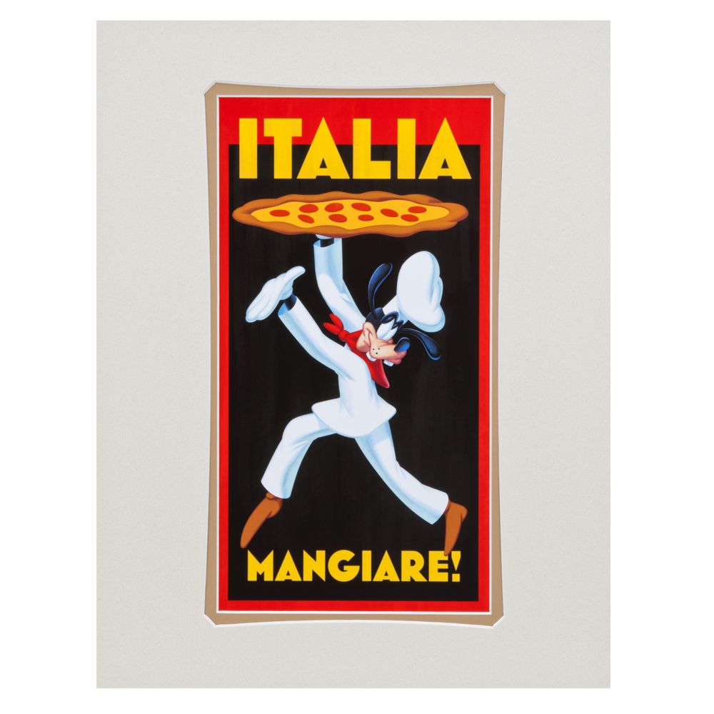 Goofy ''Pizza Goofy'' Art Print by Brian Blackmore