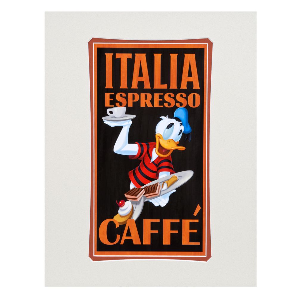 ''Espresso Donald Duck'' Art Print by Brian Blackmore
