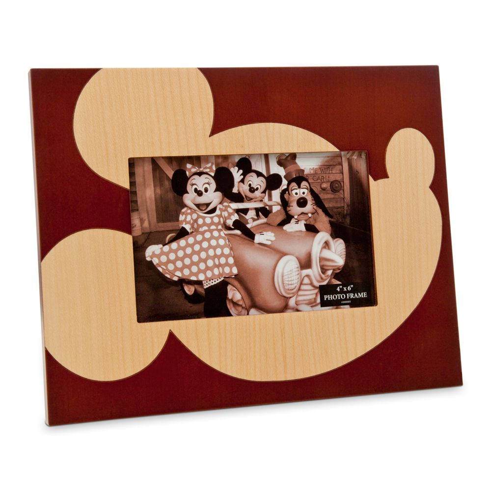 Mickey Mouse Wood Photo Frame - 4'' x 6''