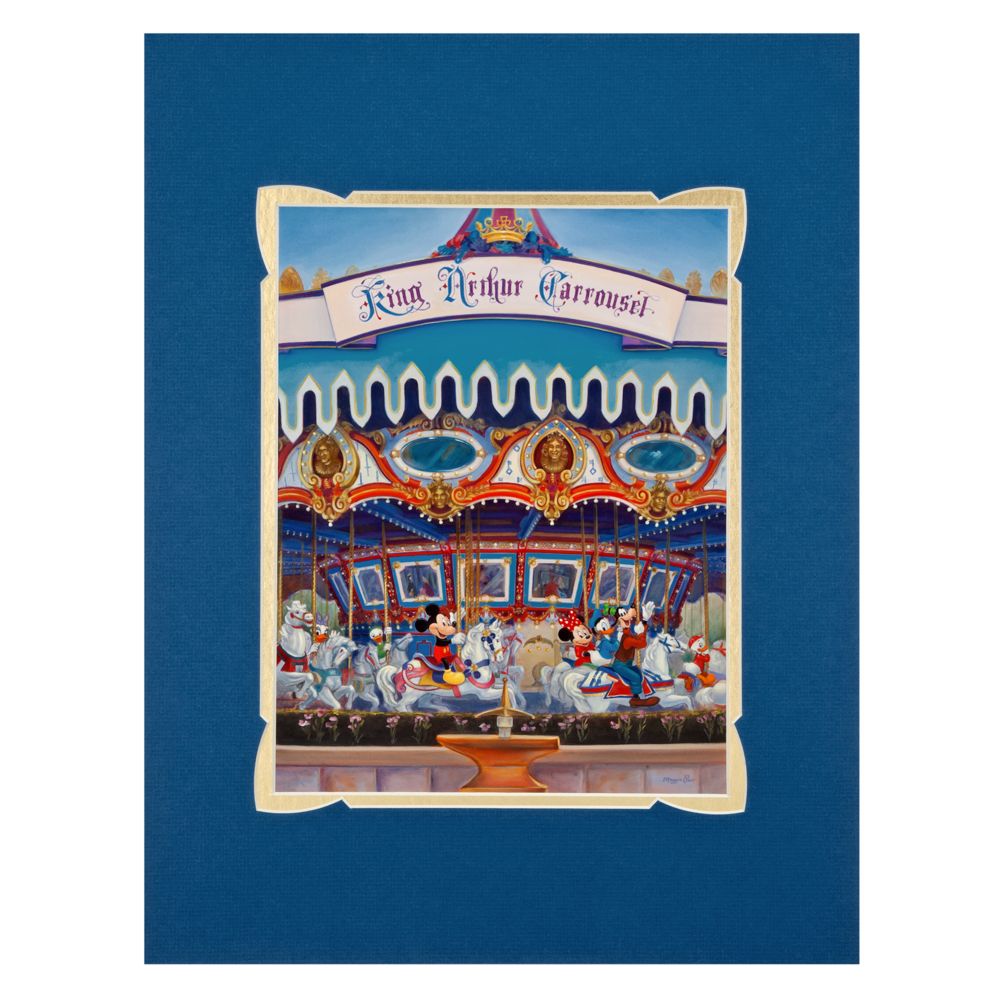 ''King Arthur Carrousel'' Art Print by Maggie Parr