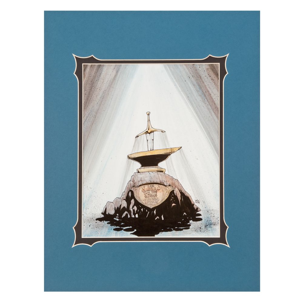 ''Sword and the Stone'' Art Print by Brian Crosby