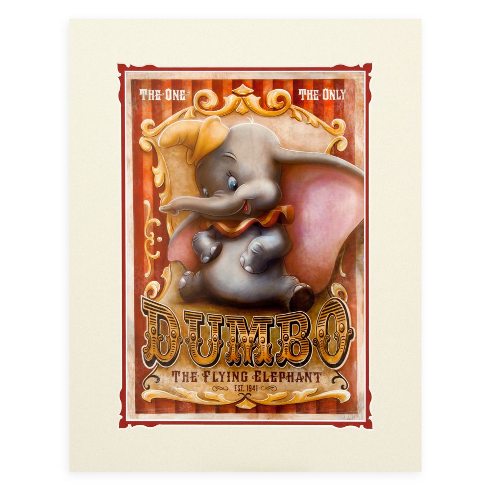 ''Dumbo Circus'' Deluxe Print by Darren Wilson