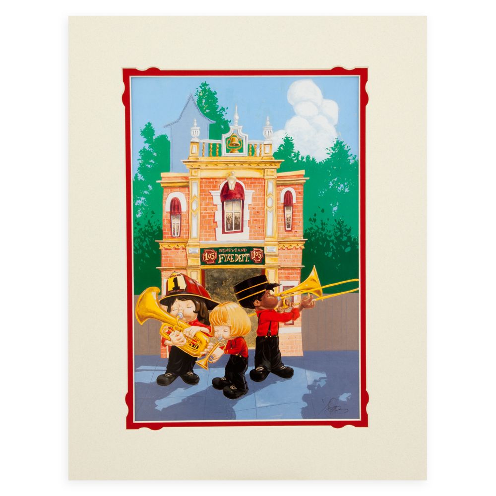 ''Disneyland Fire Dept.'' Deluxe Print