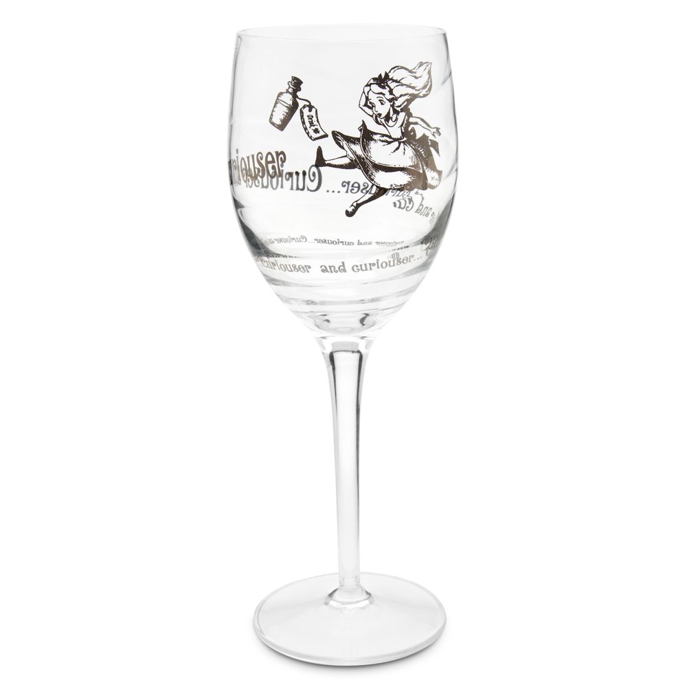Alice in Wonderland Stemmed Glass