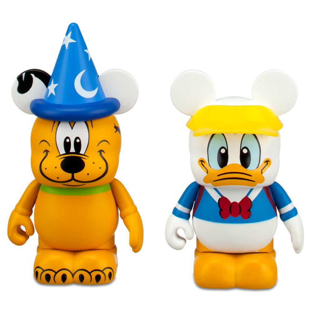 Storybook Vinylmation Donald Duck and Pluto 3'' Figures -- 2-Pc.