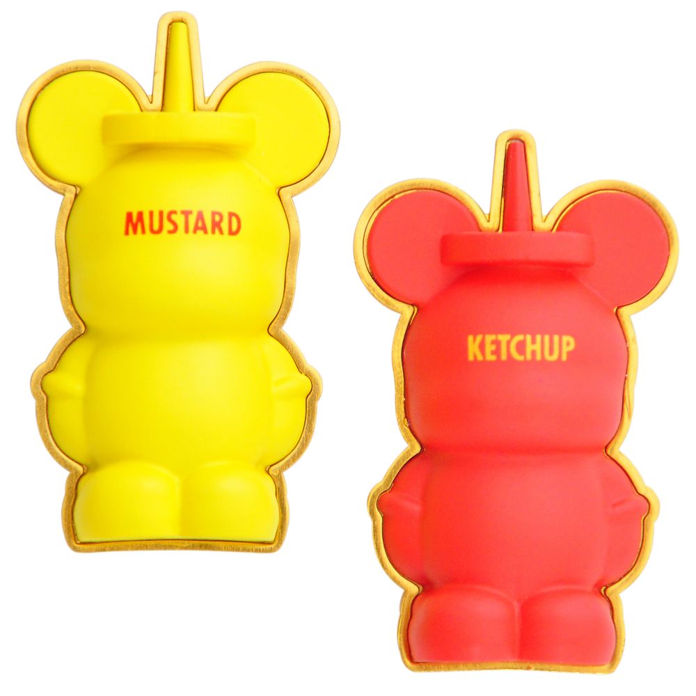 3-D Condiments Vinylmation Pin Set -- 2-Pc.