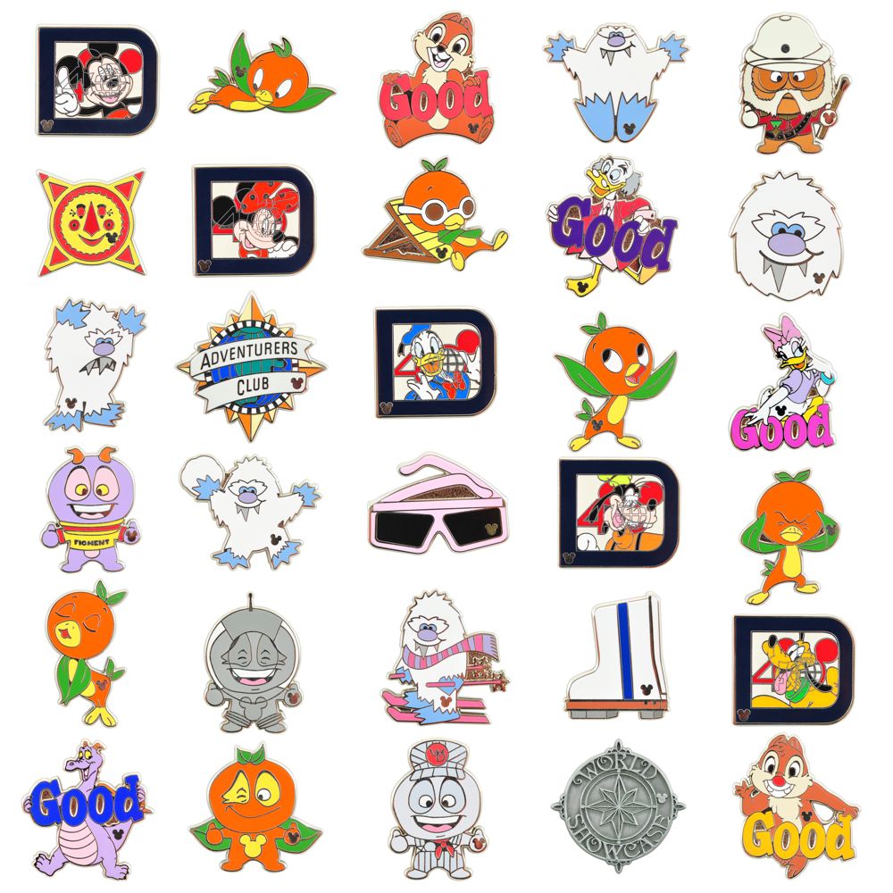 2011 Walt Disney World Hidden Mickey Pin Assortment -- 2-Pc.