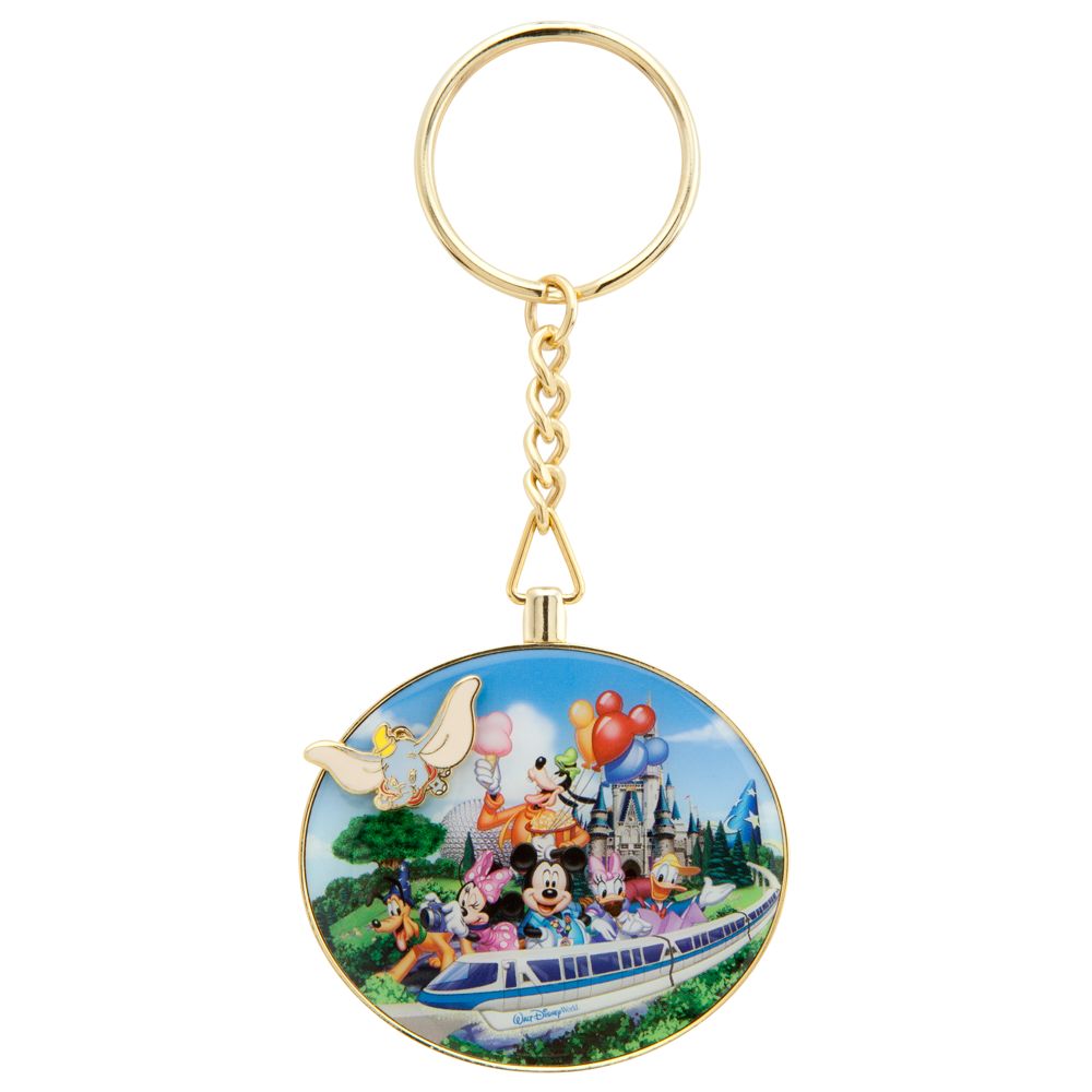 Storybook Walt Disney World Resort Flying Dumbo Key Chain