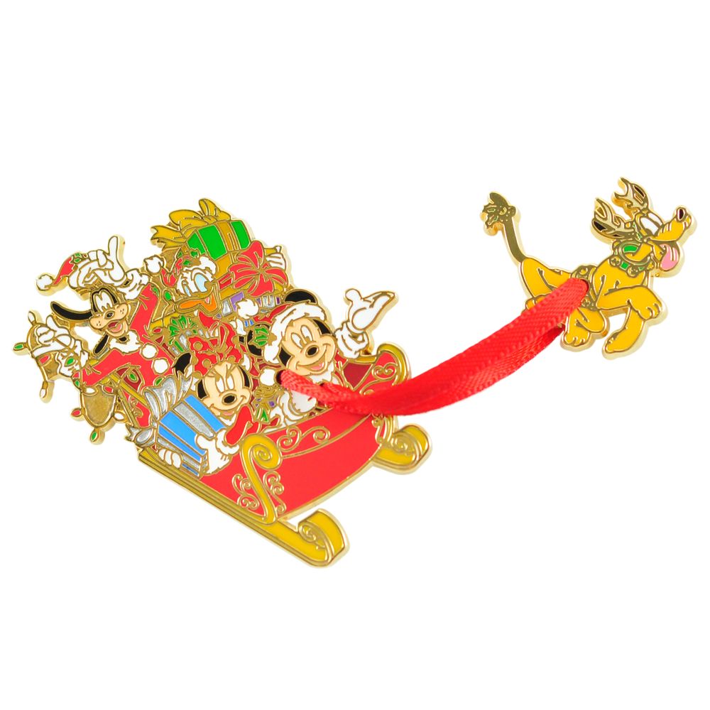 Sleigh Mickey Mouse and Friends Pin