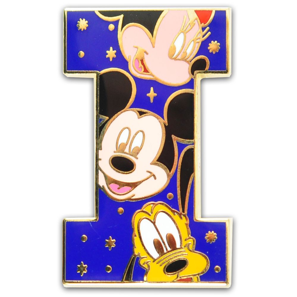 Alphabet Mickey Mouse and Friends Pin -- I
