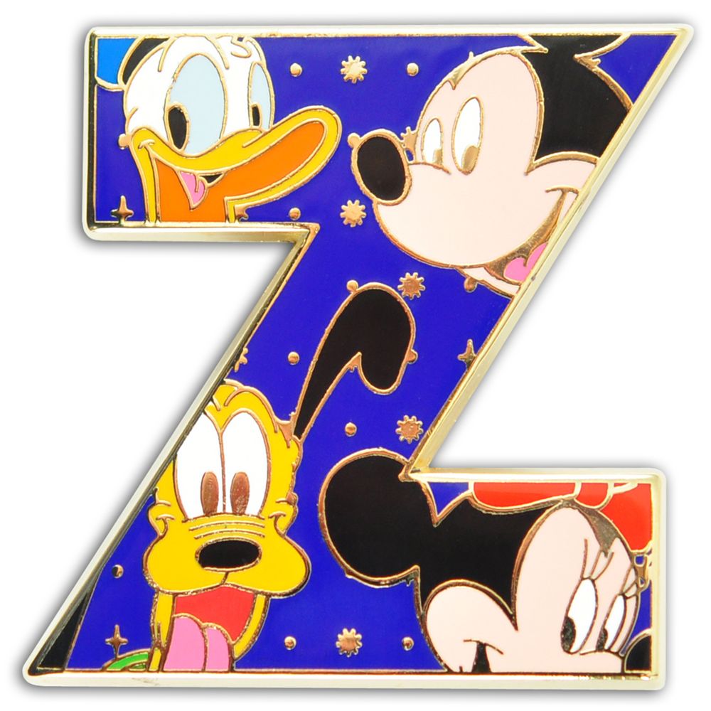 Alphabet Mickey Mouse and Friends Pin -- Z