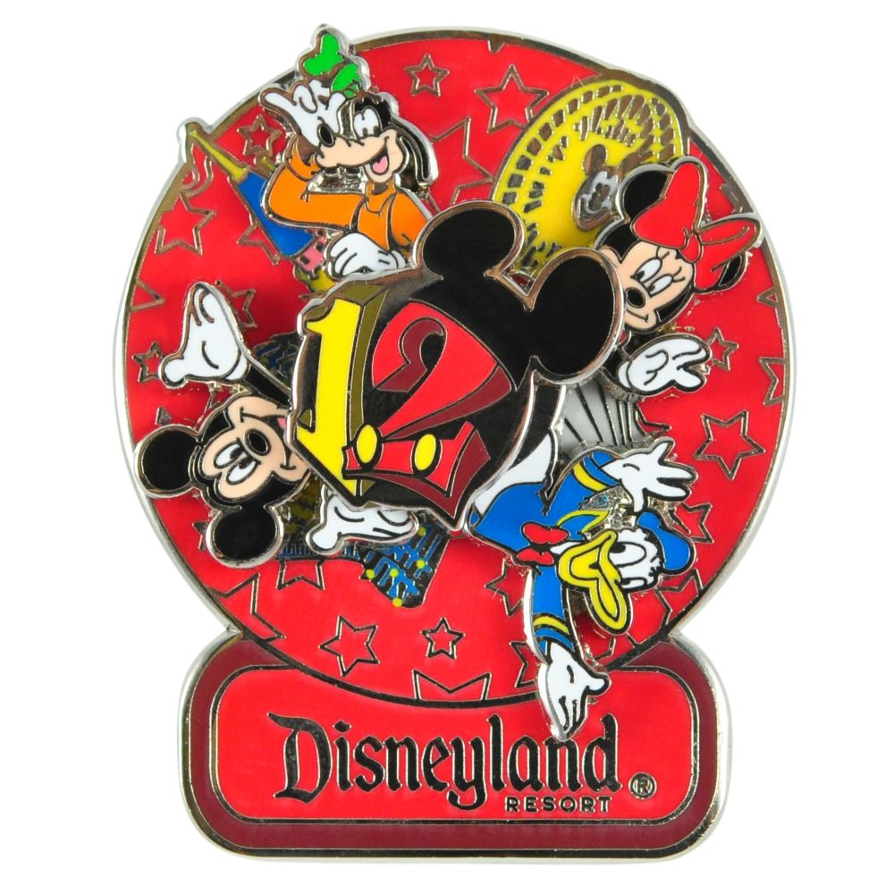 Spinner 2012 Disneyland Mickey Mouse and Friends Pin