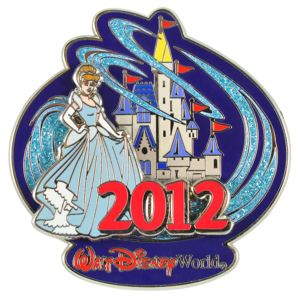 2012 Where Magic Lives Walt Disney World Cinderella Pin