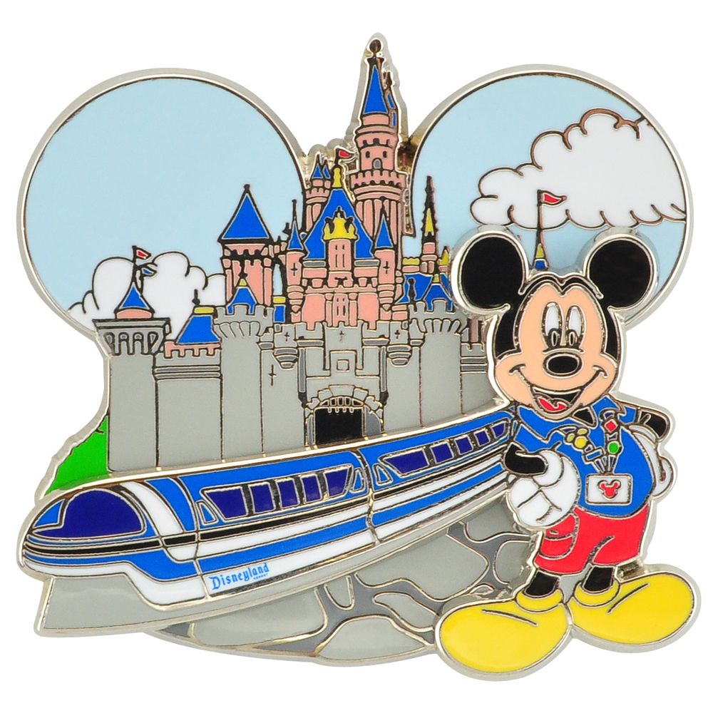Disneyland Monorail Mickey Mouse Pin