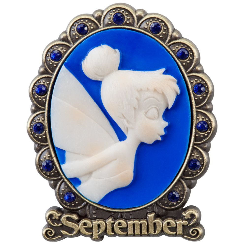 Tinker Bell Cameo Birthstone Pin -- September
