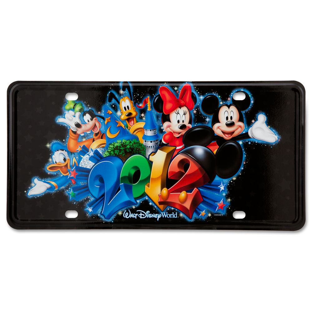 2012 Walt Disney World License Plate