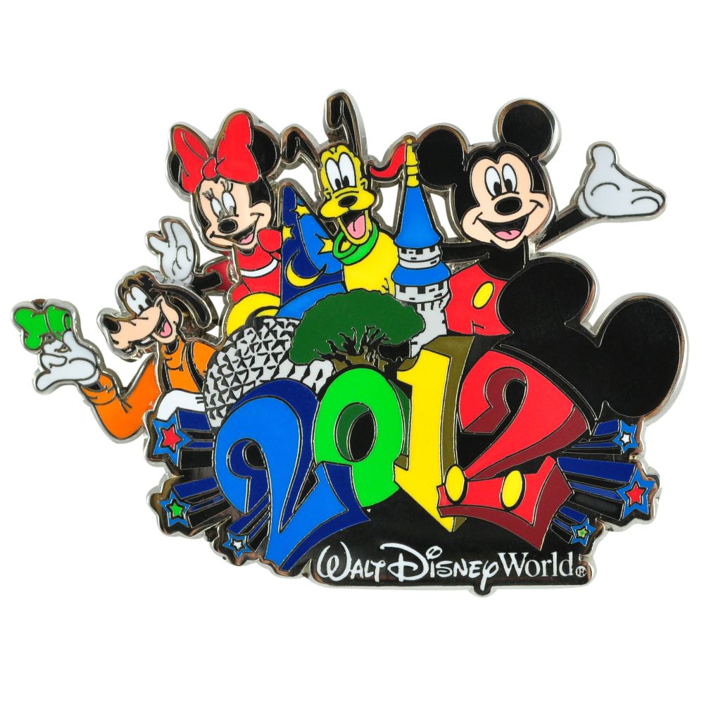 2012 Walt Disney World Mickey Mouse and Friends Pin
