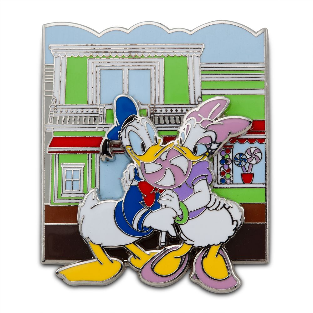Online Exclusive Main Street Candy Palace Daisy and Donald Duck Pin