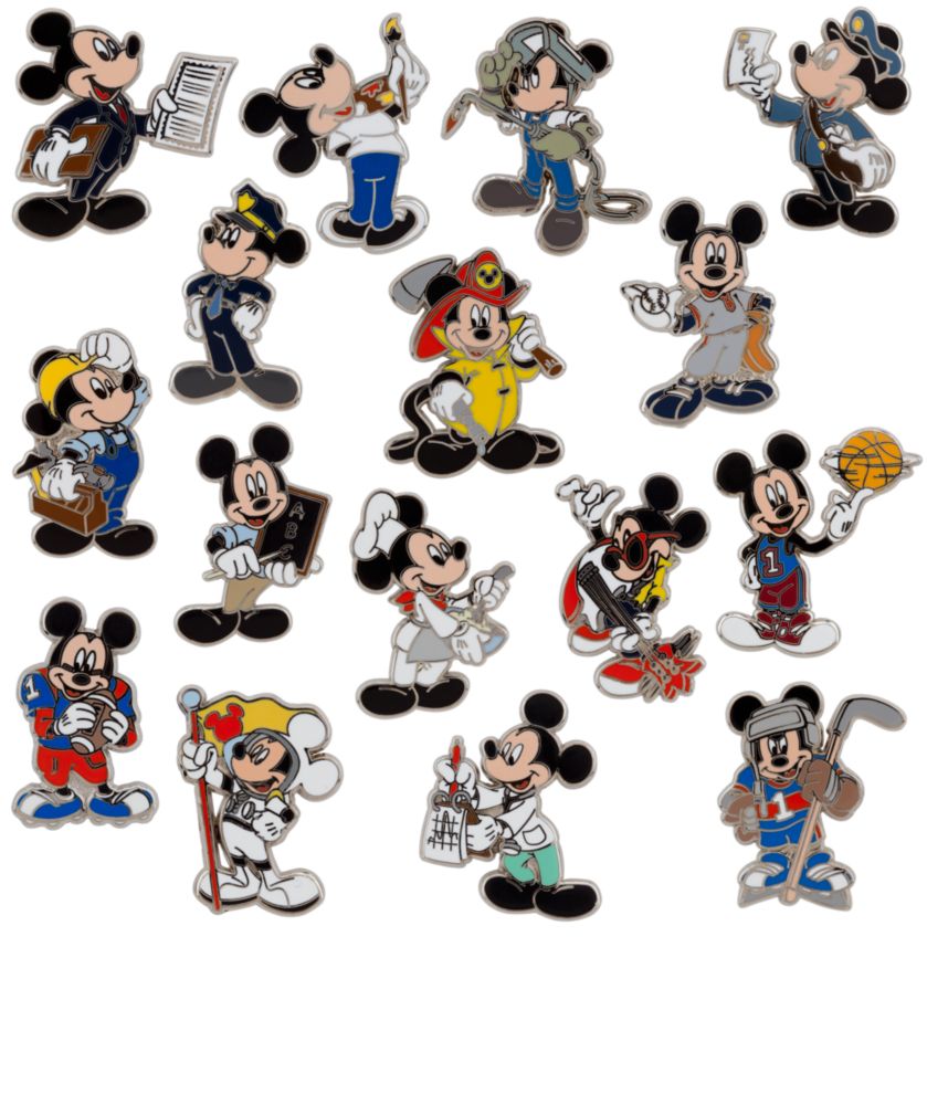 Professions Mickey Mouse Mystery Pin Set - 3-Pc