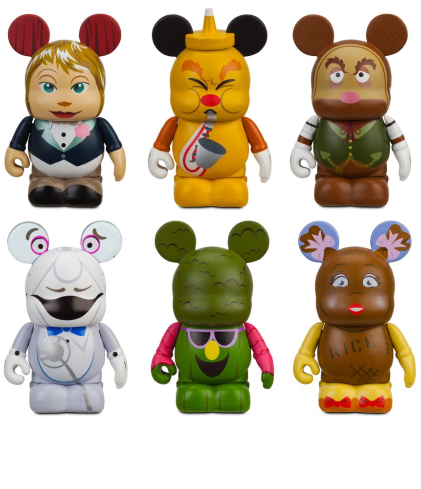 Vinylmation Walt Disney World 40th Anniversary Park 7 Series Kitchen Kabaret 3'' Figure Set -- 6-Pc.