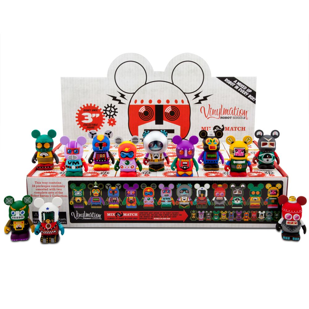Vinylmation Robots 2 Series Tray -- 24-Pc.