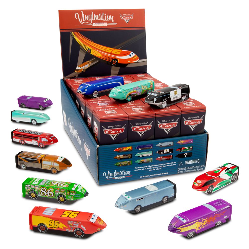 Vinylmation Monorail Cars Tray -- 24-Pc.