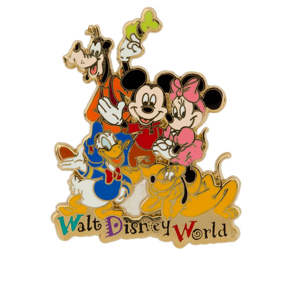 Mickey Mouse and Friends Pin - Walt Disney World