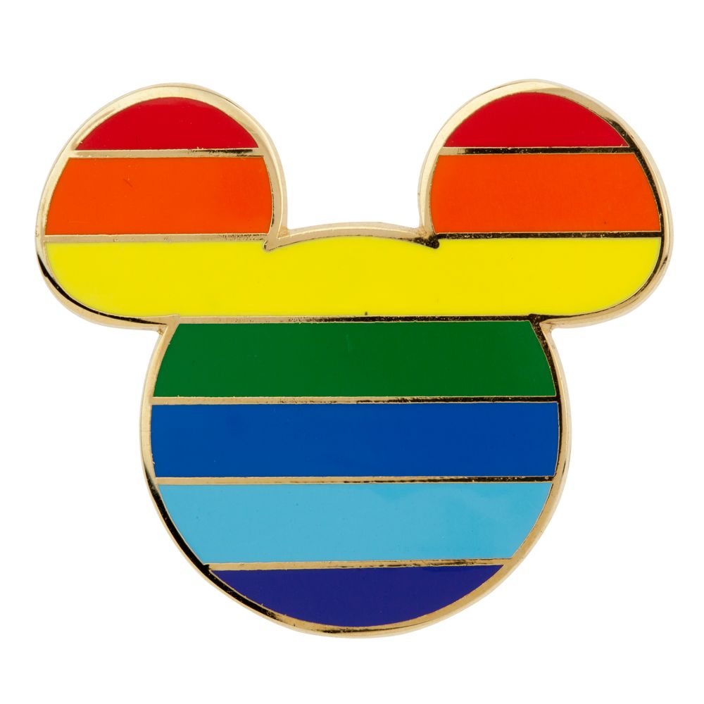 Mickey Icon Pin - Rainbow