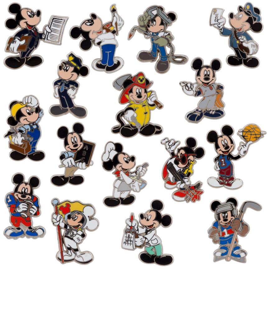 Mickey Mouse Mystery Pin Set - 3-Pc